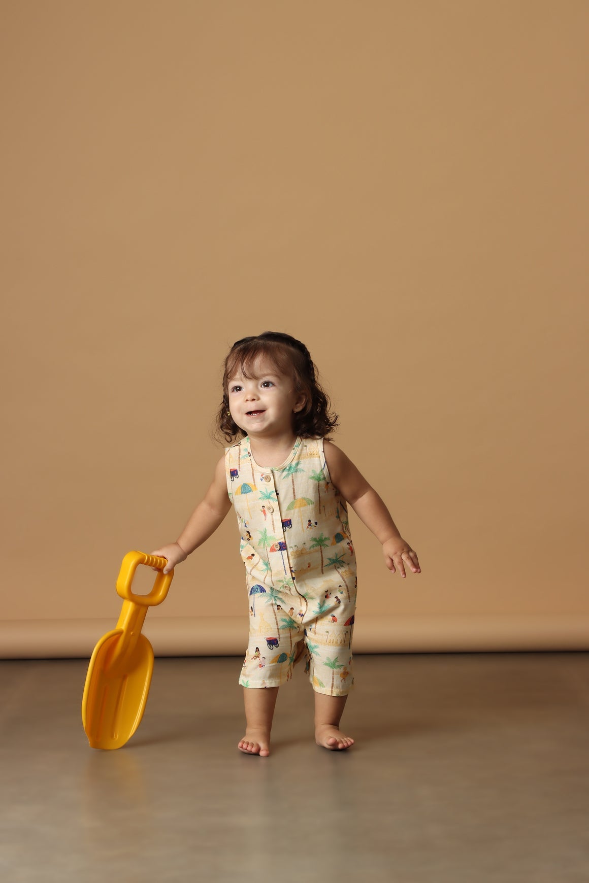 Jardineira Bebê Praia no Rio Vestido Studio Pipoca