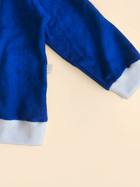 Suéter Bebê Atoalhado Azul