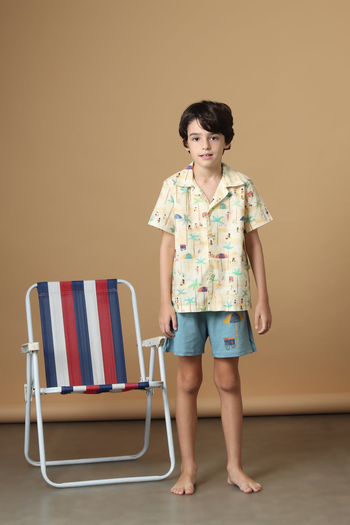 Camisa Infantil Praia no Rio Camisa Studio Pipoca