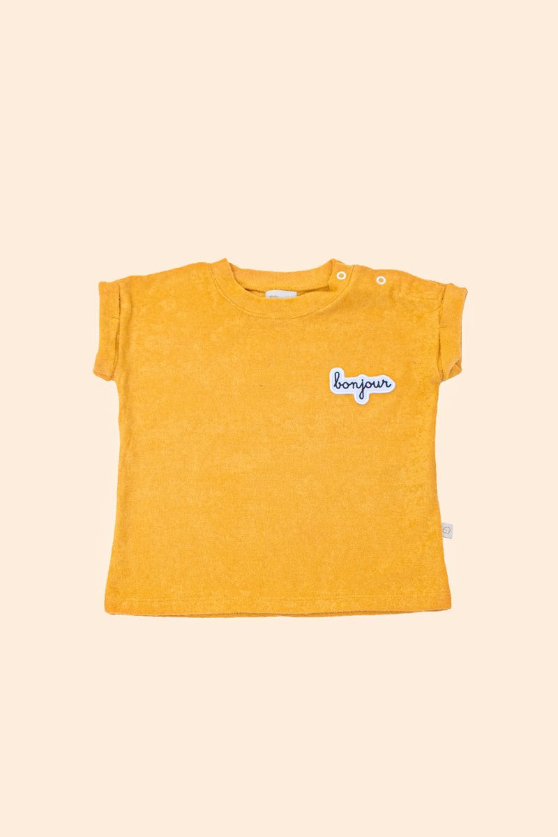 camiseta atoalhada bebê Camiseta Studio Pipoca