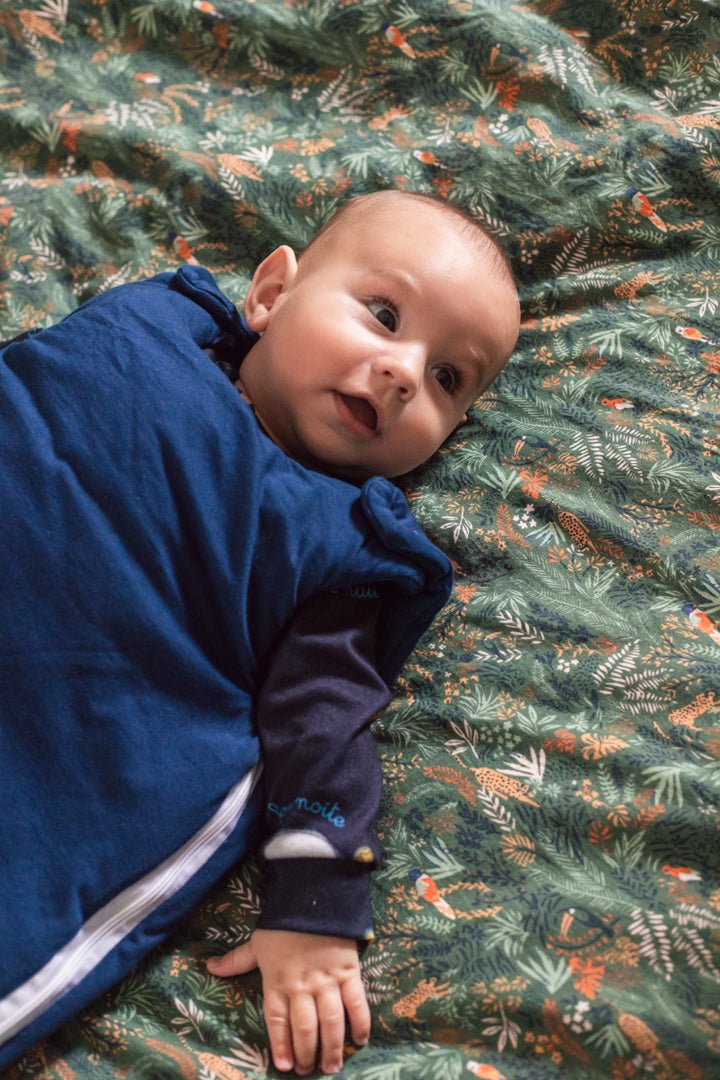 Saco de Dormir Inverno Azul Saco de dormir para bebês Studio Pipoca
